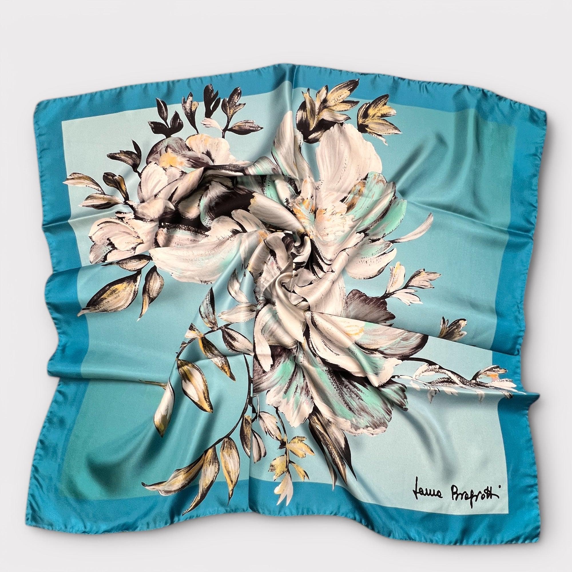Foulard 90 x 90 in Twill di pura Seta - Cappelleria Bacca