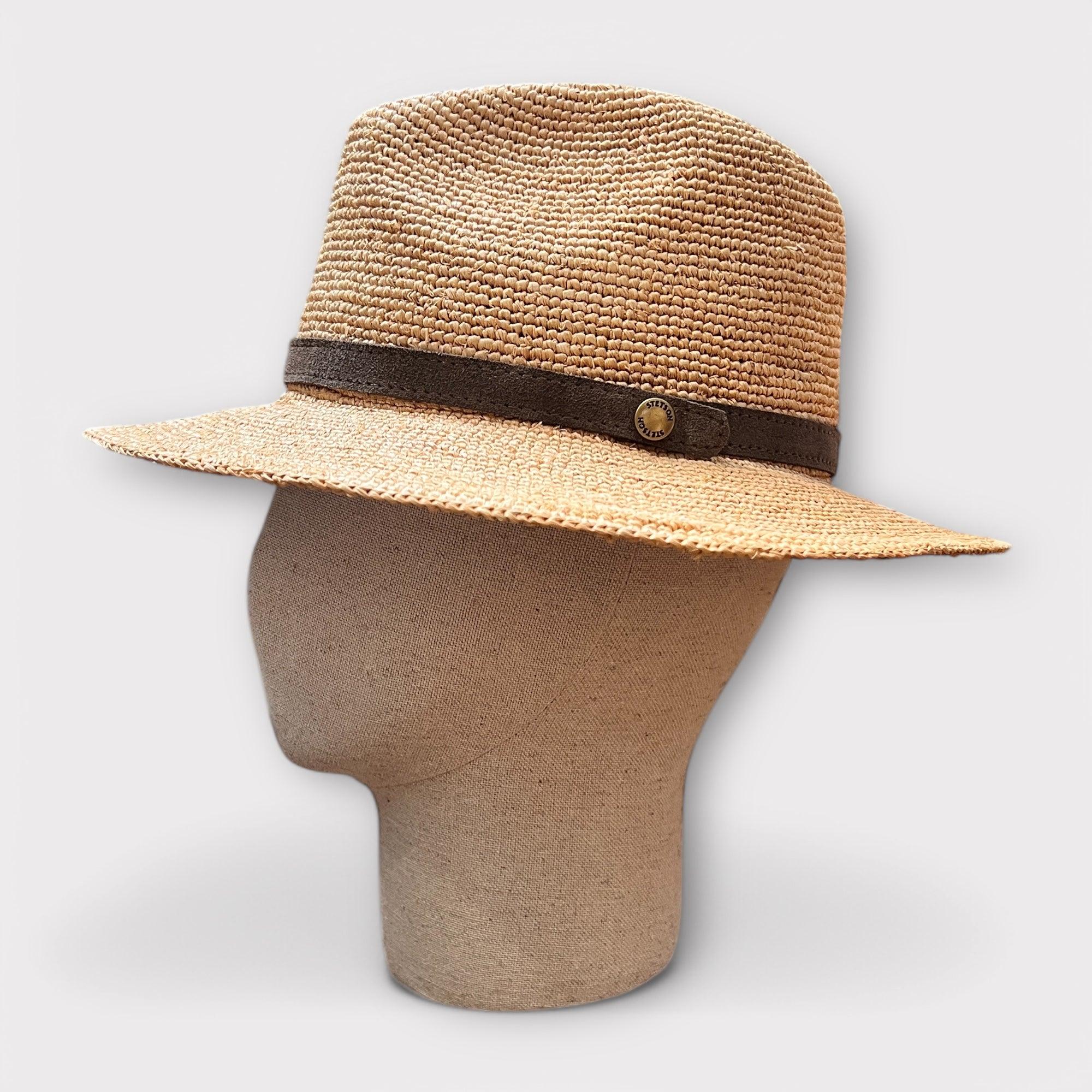 Cappello Stetson Arrotolabile In Raffia Crochet - Cappelleria Bacca