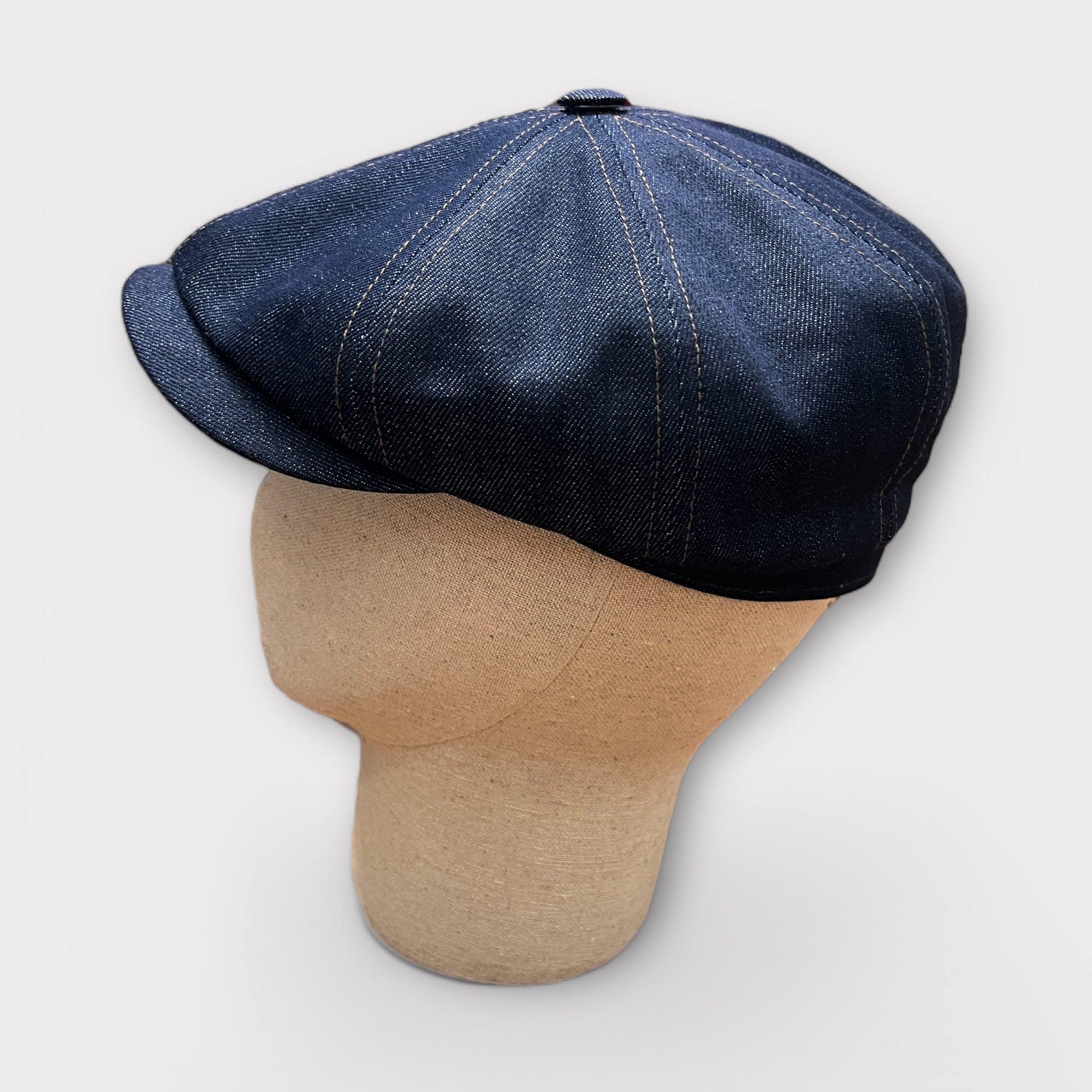 Coppola Irlandese 8 Spicchi Stetson in Denim - Cappelleria Bacca