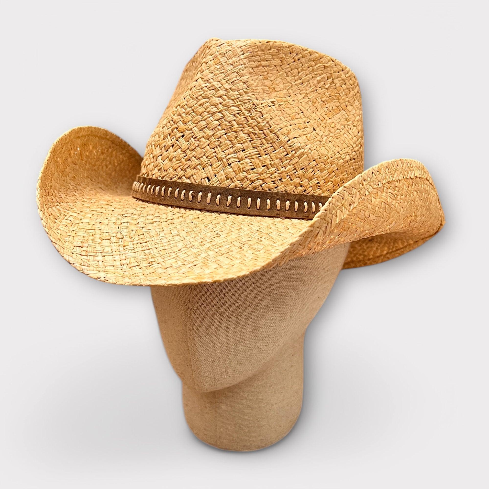 Cappello Country Fair Oaks in Raffia Western Stetson - Cappelleria Bacca