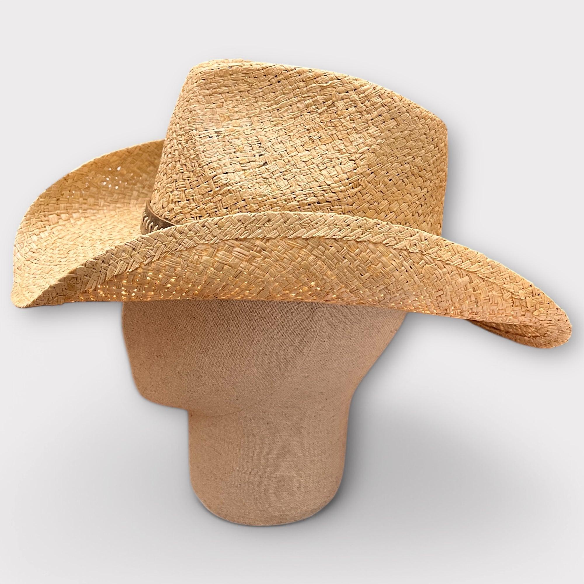 Cappello Country Fair Oaks in Raffia Western Stetson - Cappelleria Bacca