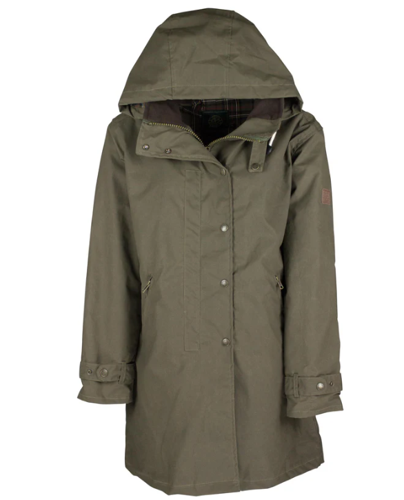 Giacca Parka In Cotone Cerato Brighton Oxford Blu - Cappelleria Bacca