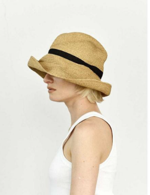 Cappello Donna in Paglia Mature Ha Boxed Hat - Raffinato e Pieghevole - Cappelleria Bacca