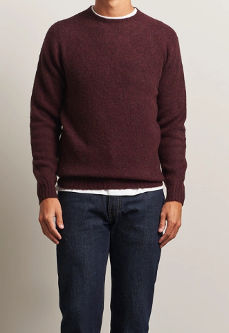 Maglione Unisex In Pura Lana Shaggy Harley Of Scotland - Cappelleria Bacca