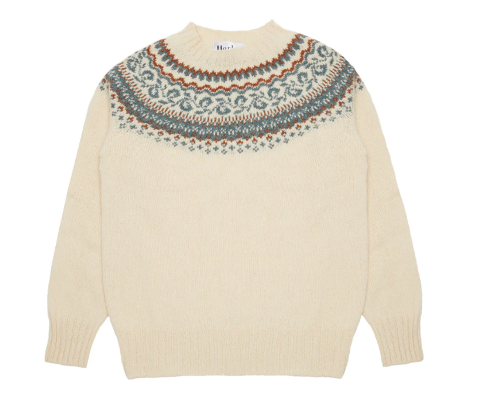 Maglione Donna In Maglia Di Lana Scozzese Fairisle Jumper - Cappelleria Bacca