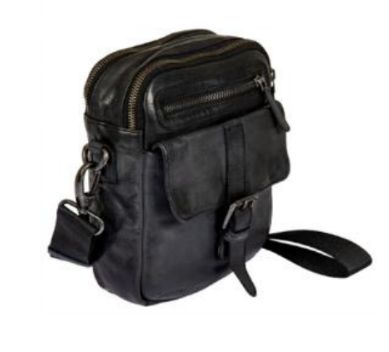 Borsa Uomo in Pelle Nera Avirex - Cappelleria Bacca