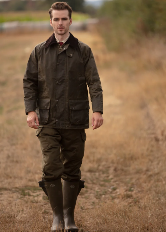 Giacca Gamekeeper Wax Jacket Oxford Blue - Cappelleria Bacca