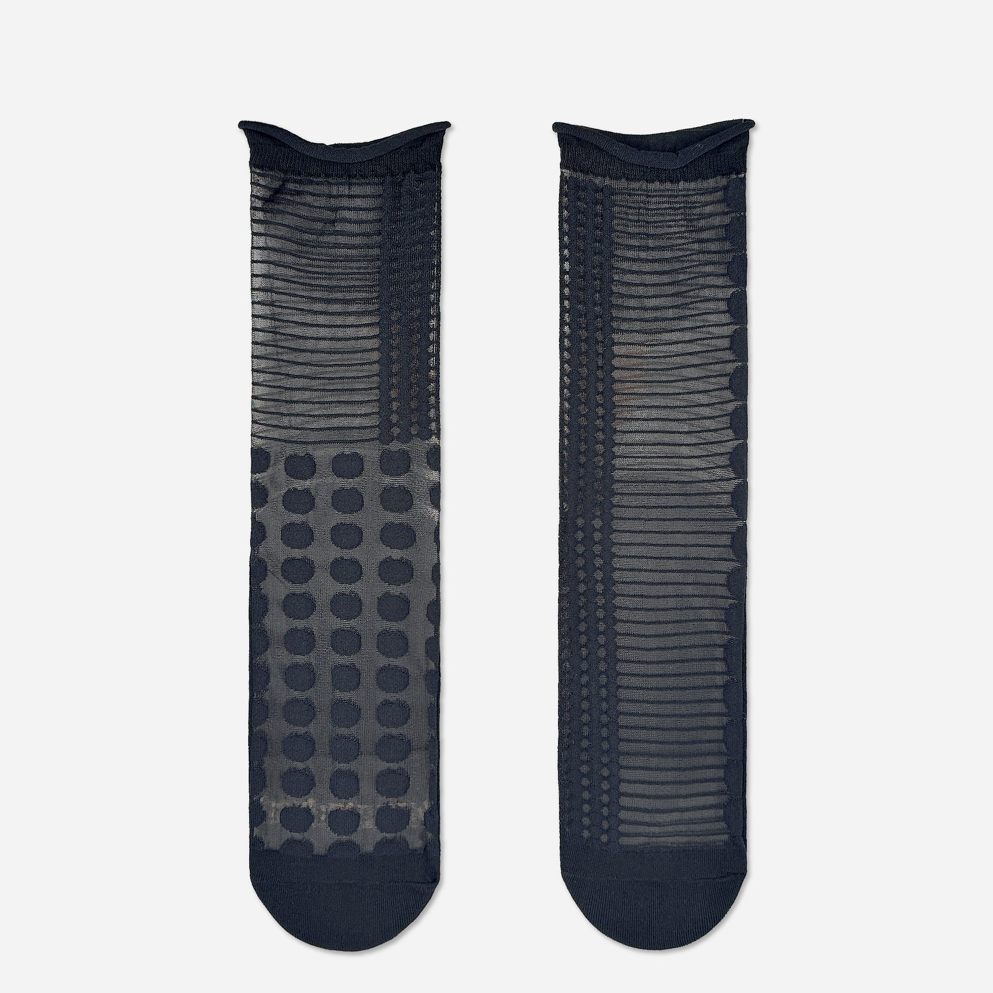 Calzini Da Donna Spaiati Noir Dot