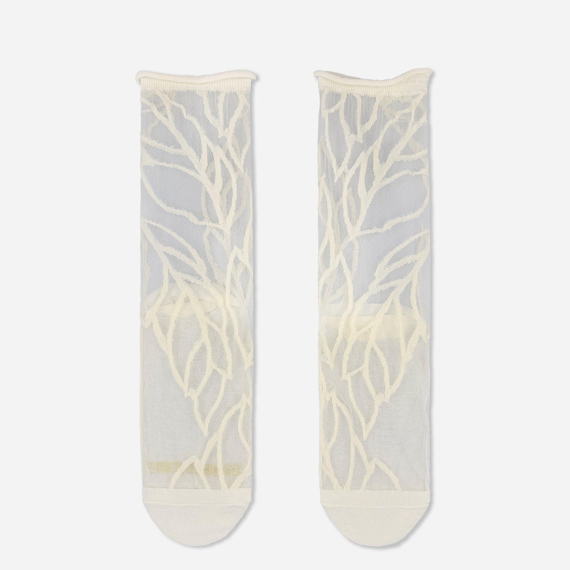 Calzini  Spaiati White Leaf - Cappelleria Bacca