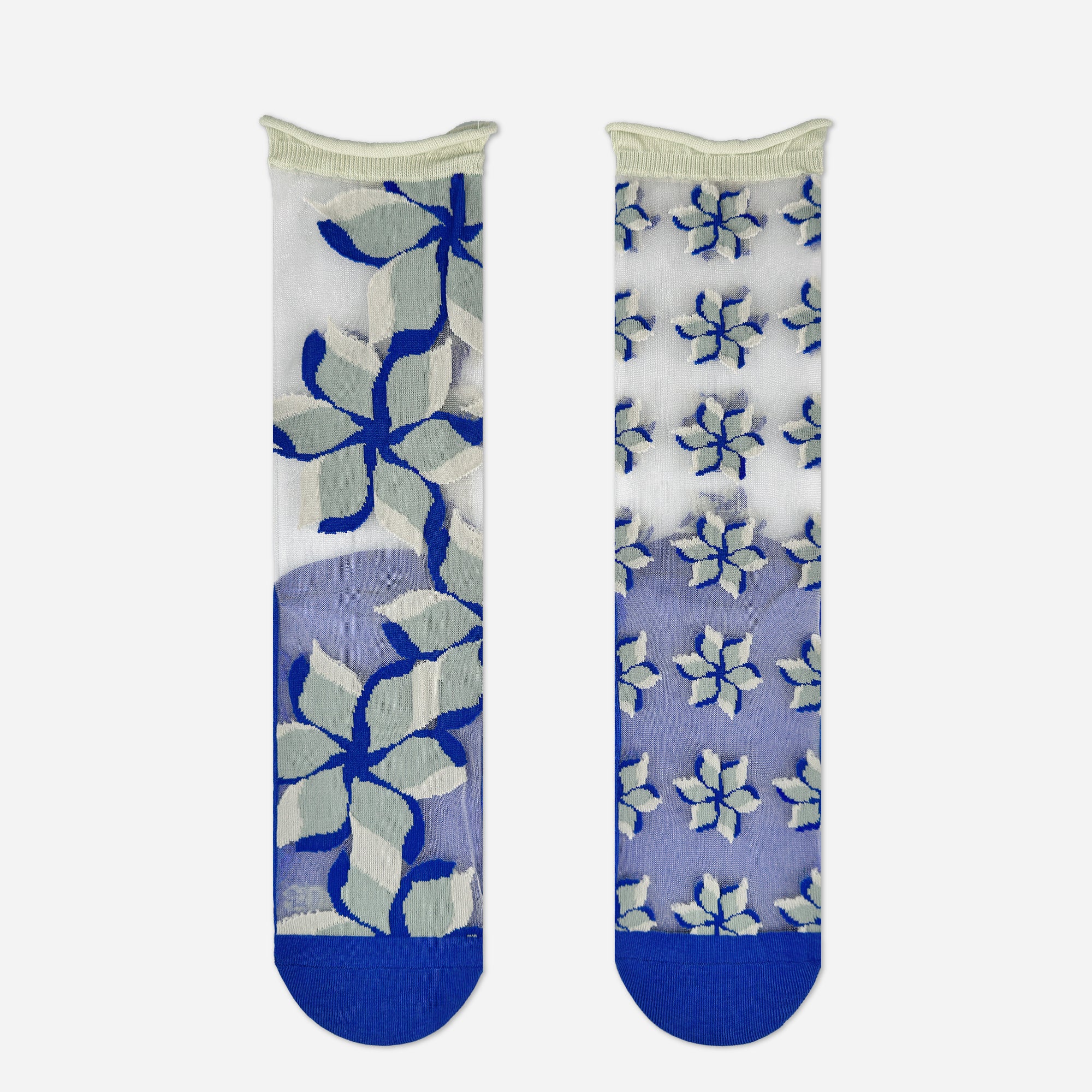 Calzini Da Donna Diversi In Tulle e Cotone Ocean Bloom