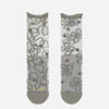 Calzini Da Donna Diversi In Tulle E Cotone Grey Florin