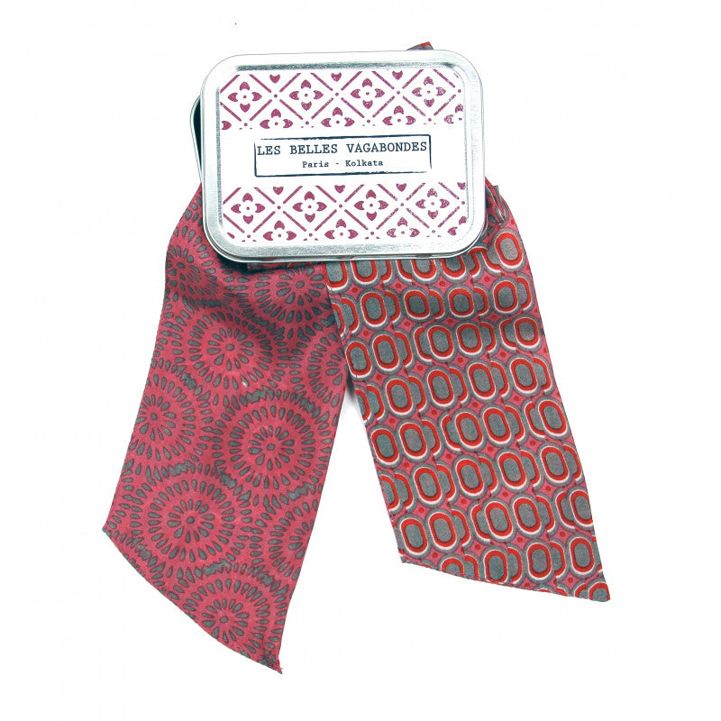 Bandeau Fascia In Seta 8x150 cm Peony
