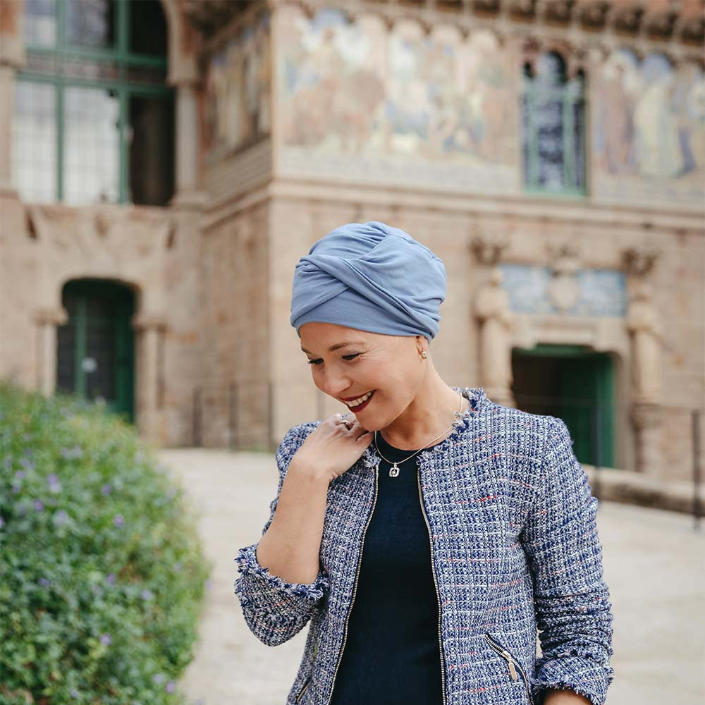 Berretto Turbante Donna In Morbido Bamboo - per Pelli Sensibili - Cappelleria Bacca