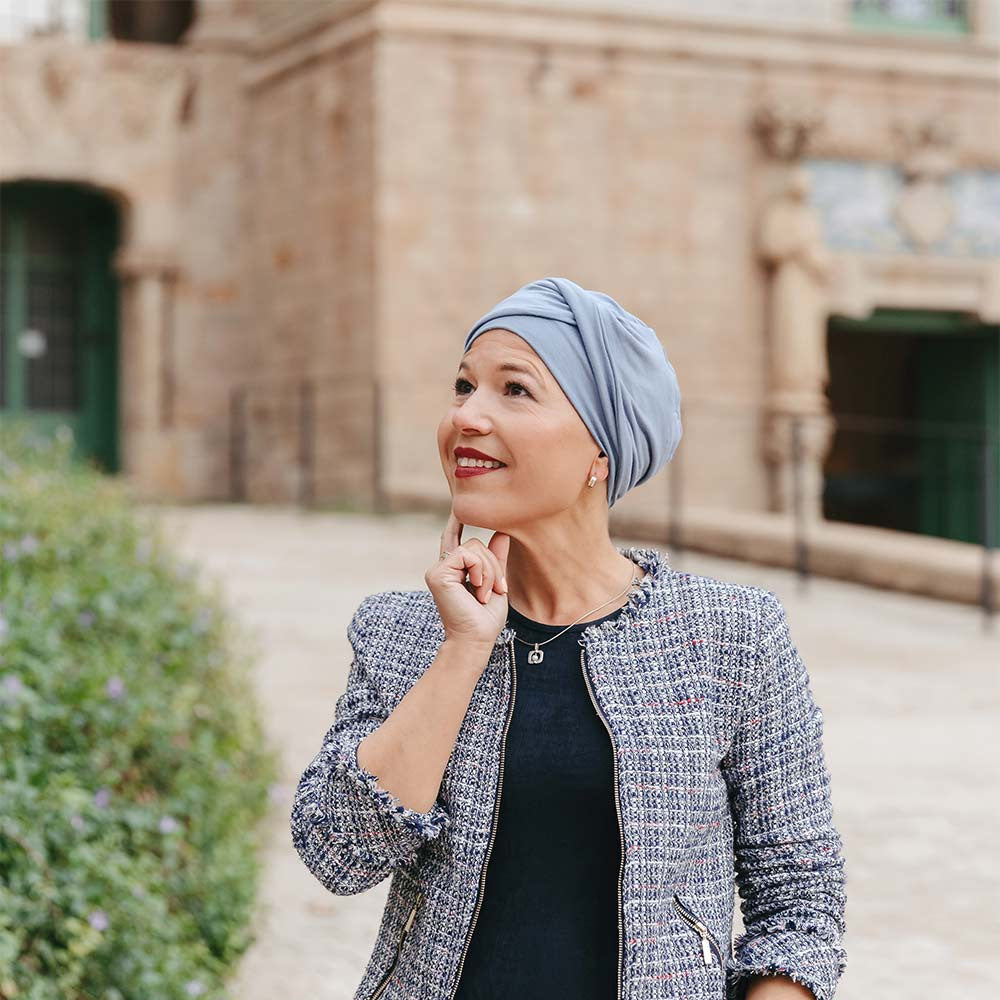 Berretto Turbante Donna In Morbido Bamboo - per Pelli Sensibili - Cappelleria Bacca