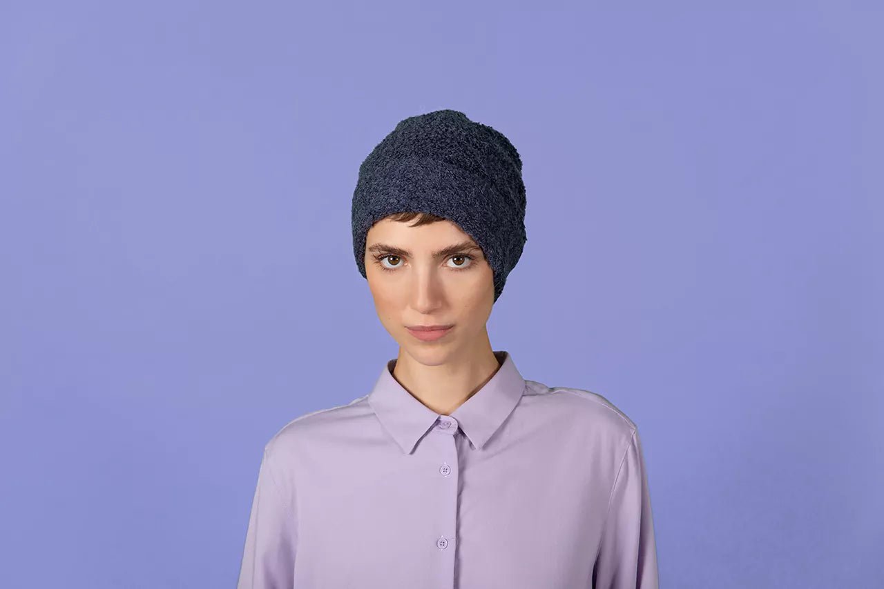 Berretto Beanie In Alpaca E Lana Boucle' "Shaun" Kopka - Cappelleria Bacca
