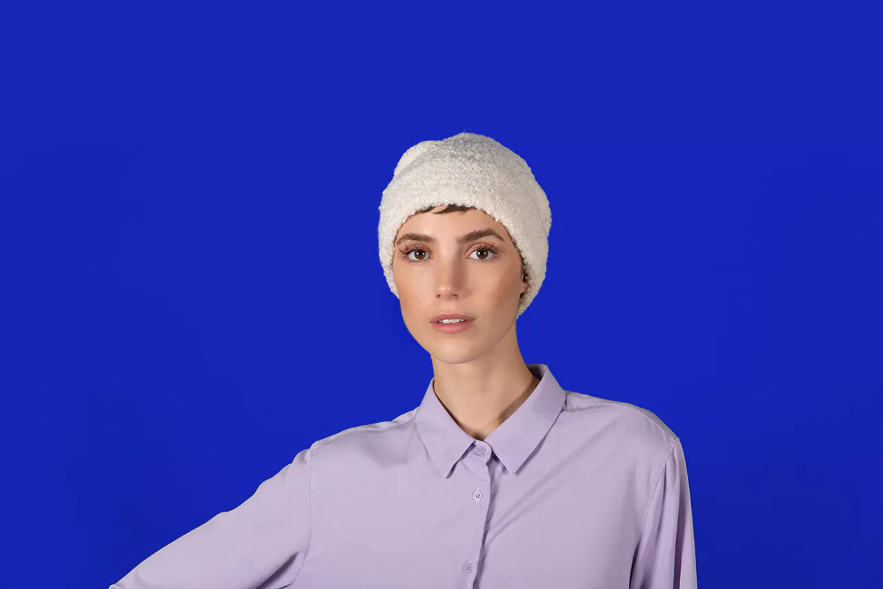Berretto Beanie In Alpaca E Lana Boucle' "Shaun" Kopka - Cappelleria Bacca