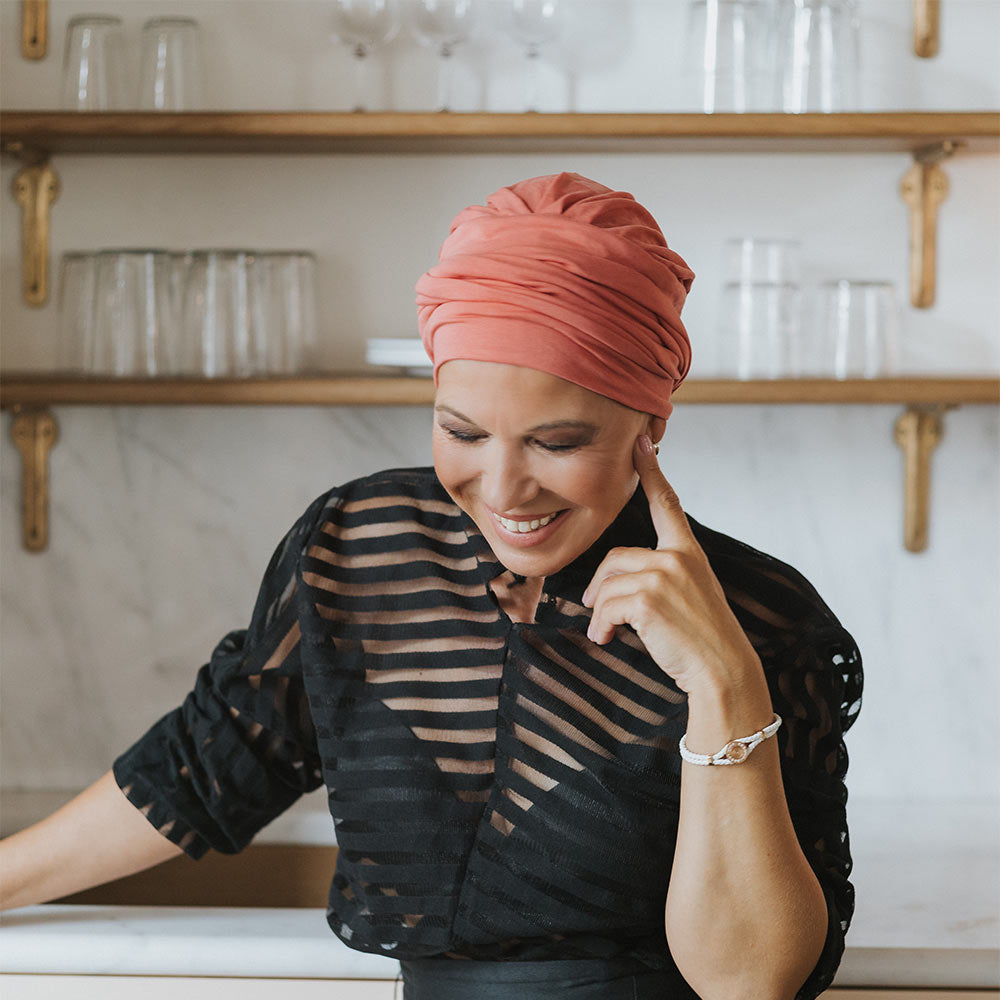 Berretto Turbante Donna in Micromodal  per Pelli Sensibili - Cappelleria Bacca