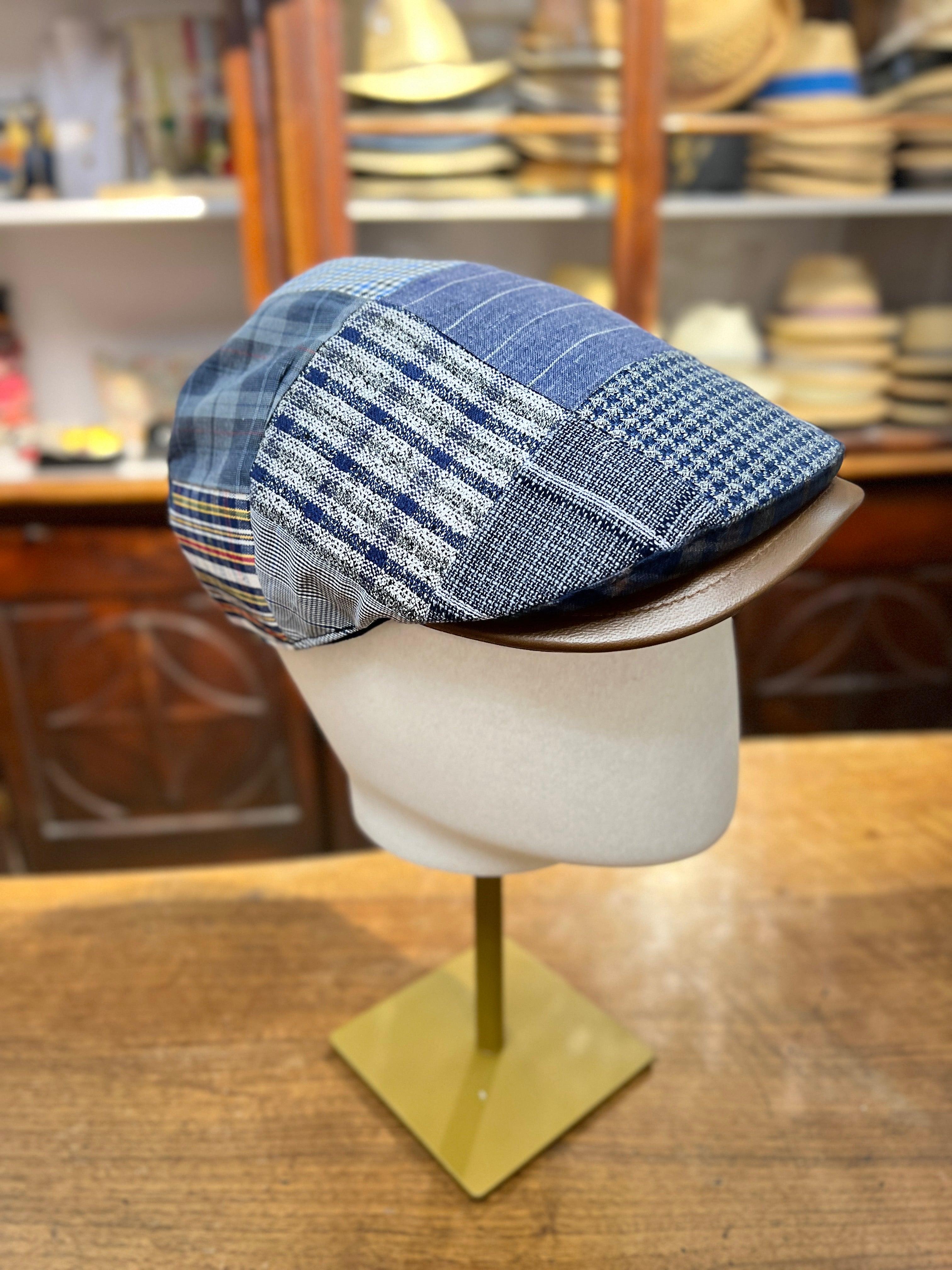 Coppola Estiva Patchwork Blu - Cappelleria Bacca