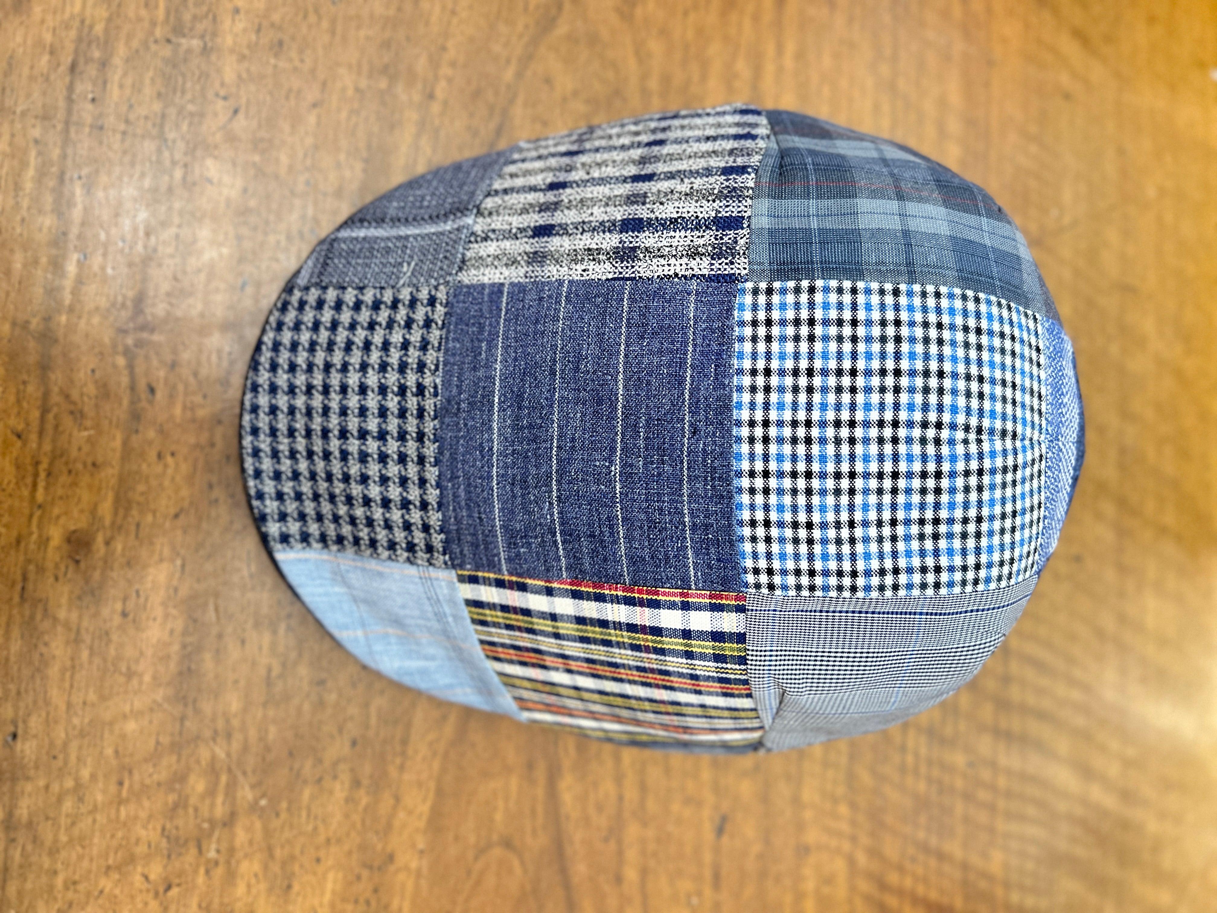 Coppola Estiva Patchwork Blu - Cappelleria Bacca