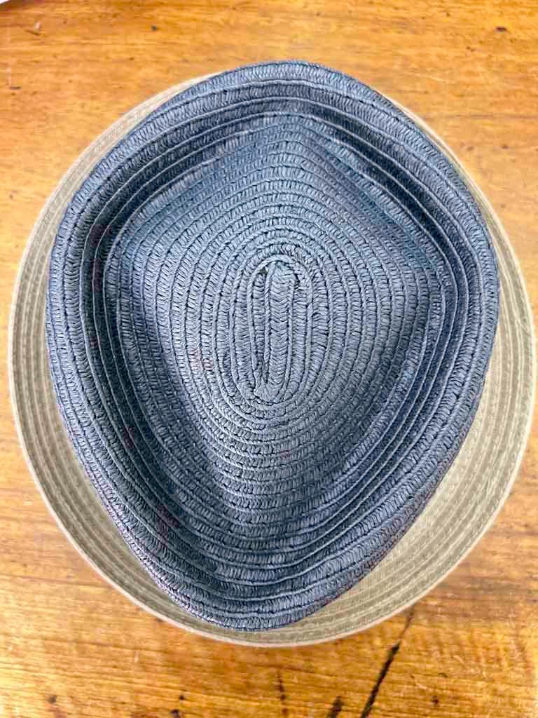 Cappello Estivo Pork Pie Diamante Bicolor