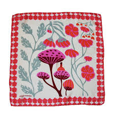 Foulard in Pura Seta 50x50 cm Alice In Scatola Vintage