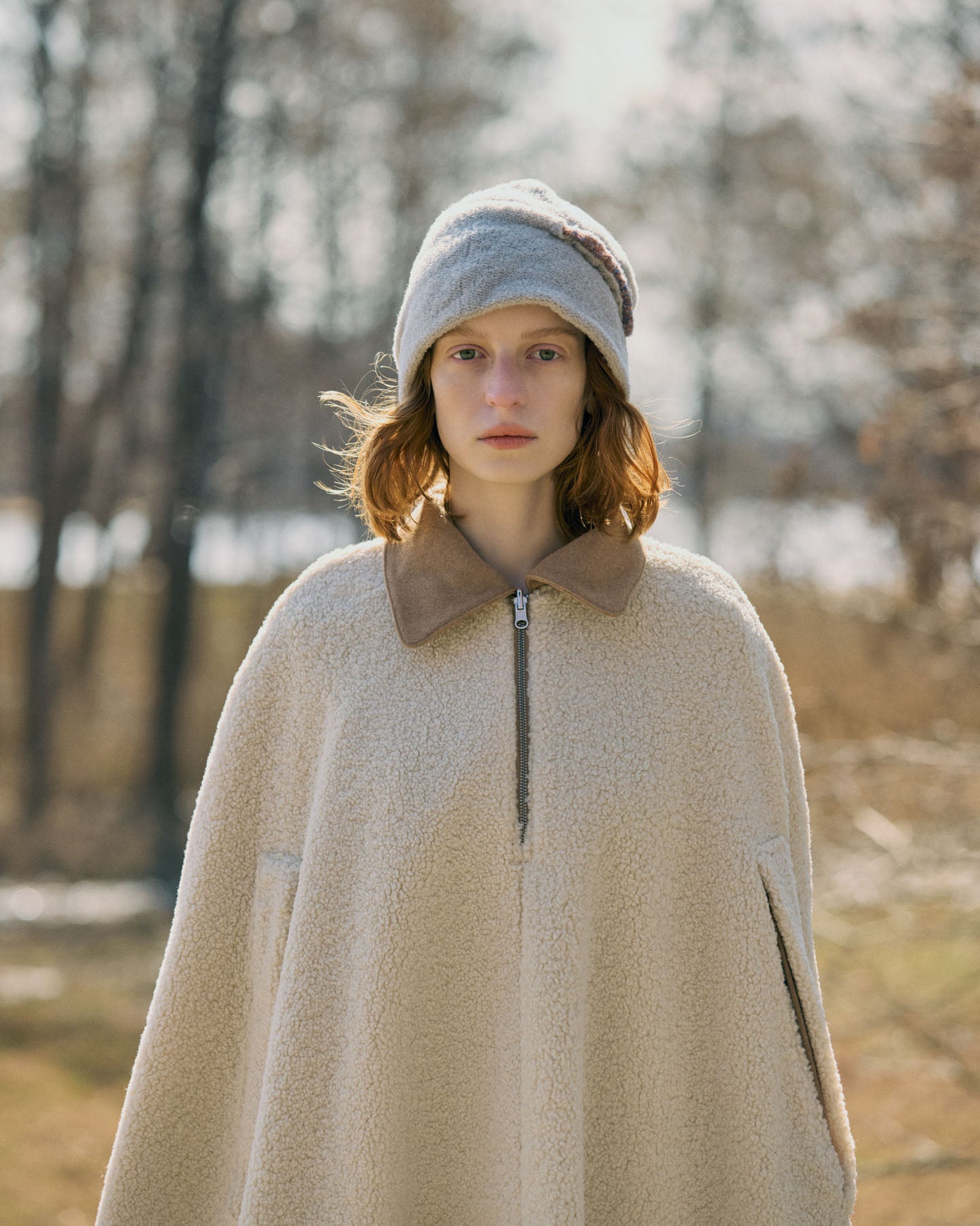 Berretto Beanie Double Face In Maglia Di Lana Con Dettaglio - Cappelleria Bacca