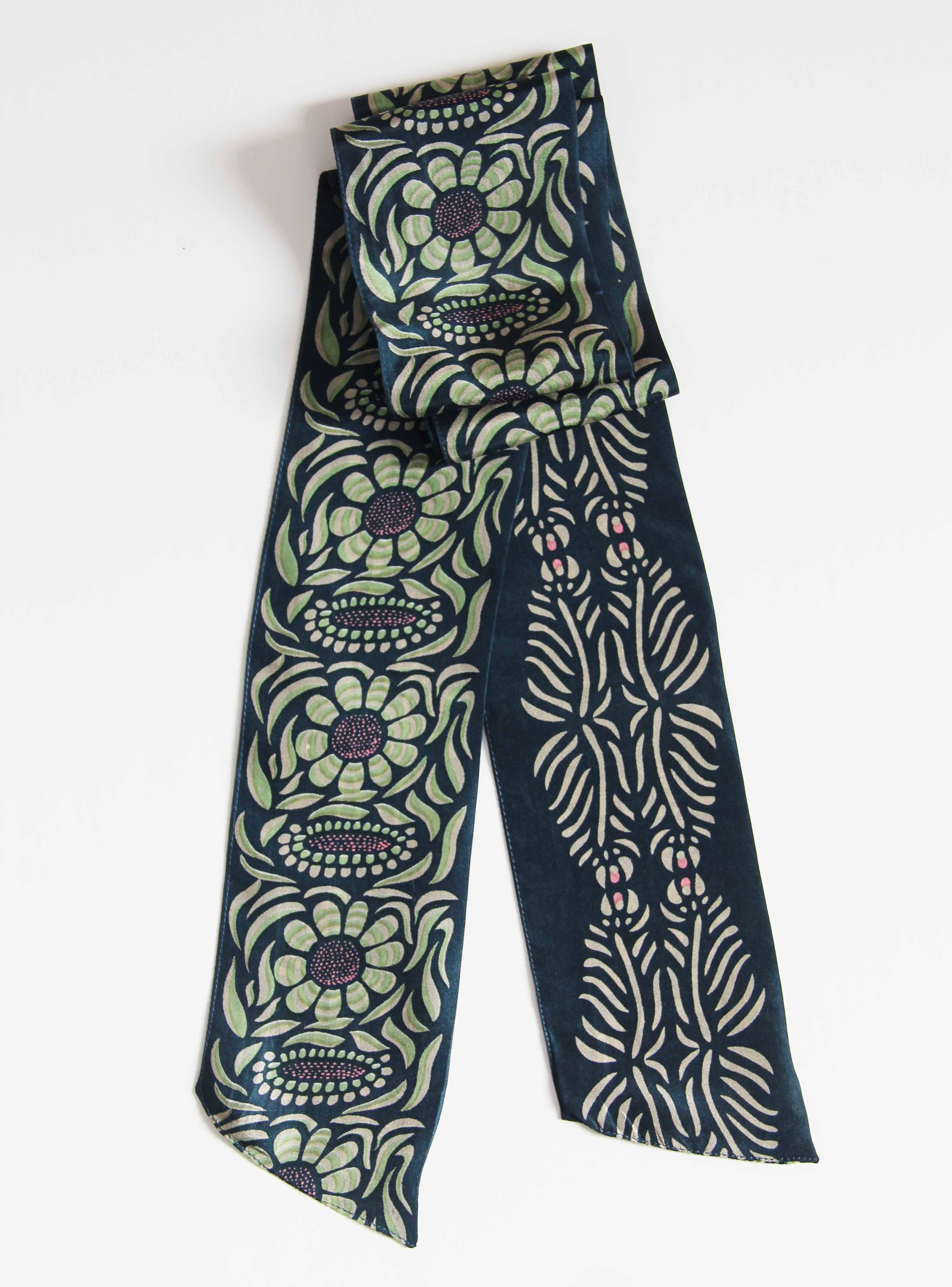 Bandeau Fascia In Seta 8x150 cm Camelia