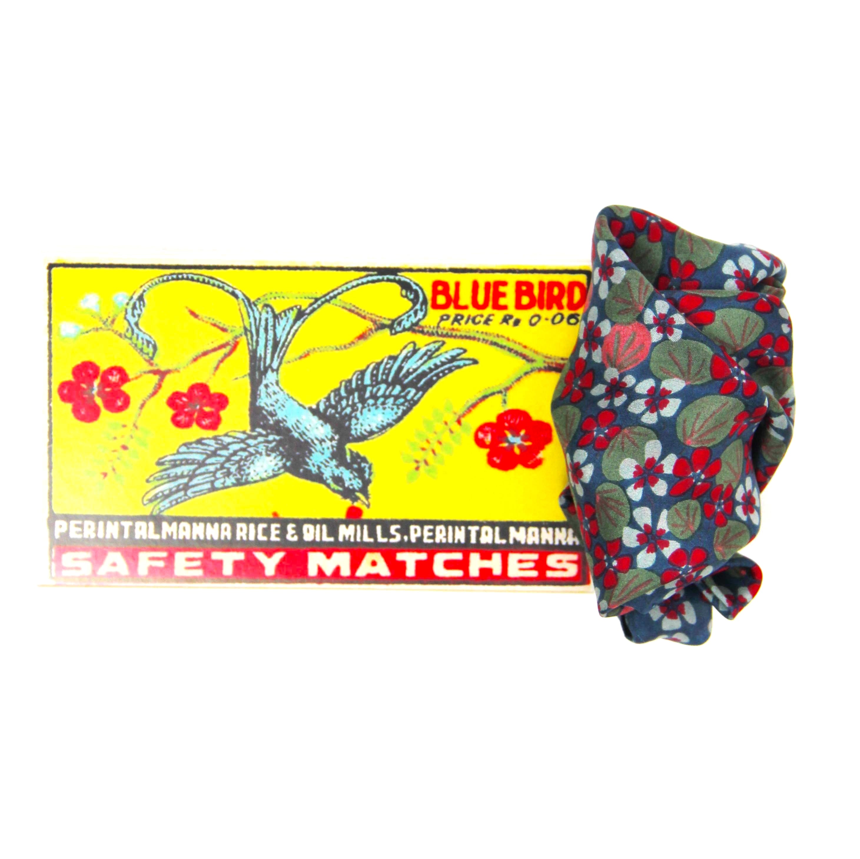 Foulard in Pura Seta 50x50 cm Capucine In Scatola Vintage