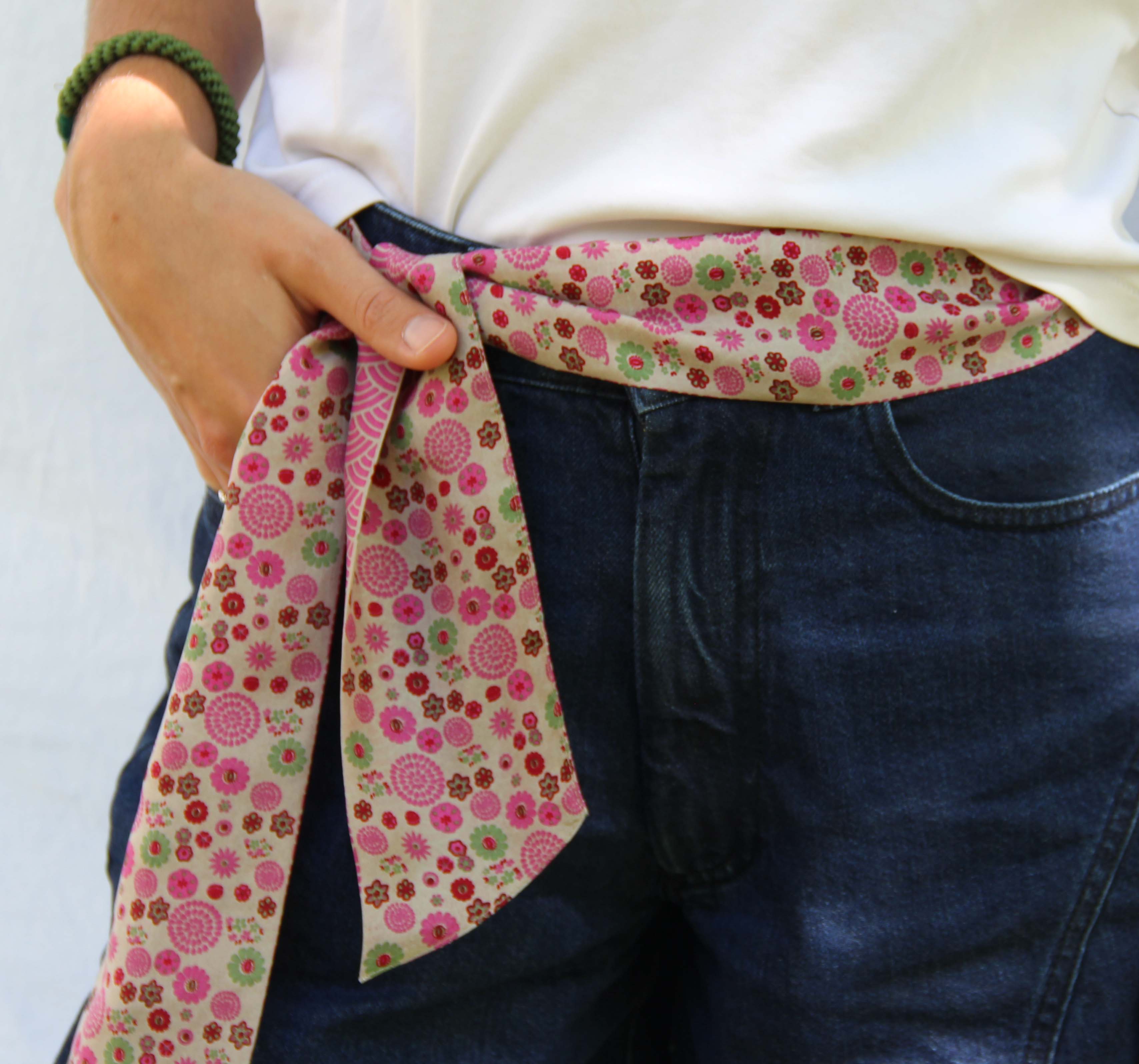 Bandeau Fascia In Seta 8x150 cm Akiko