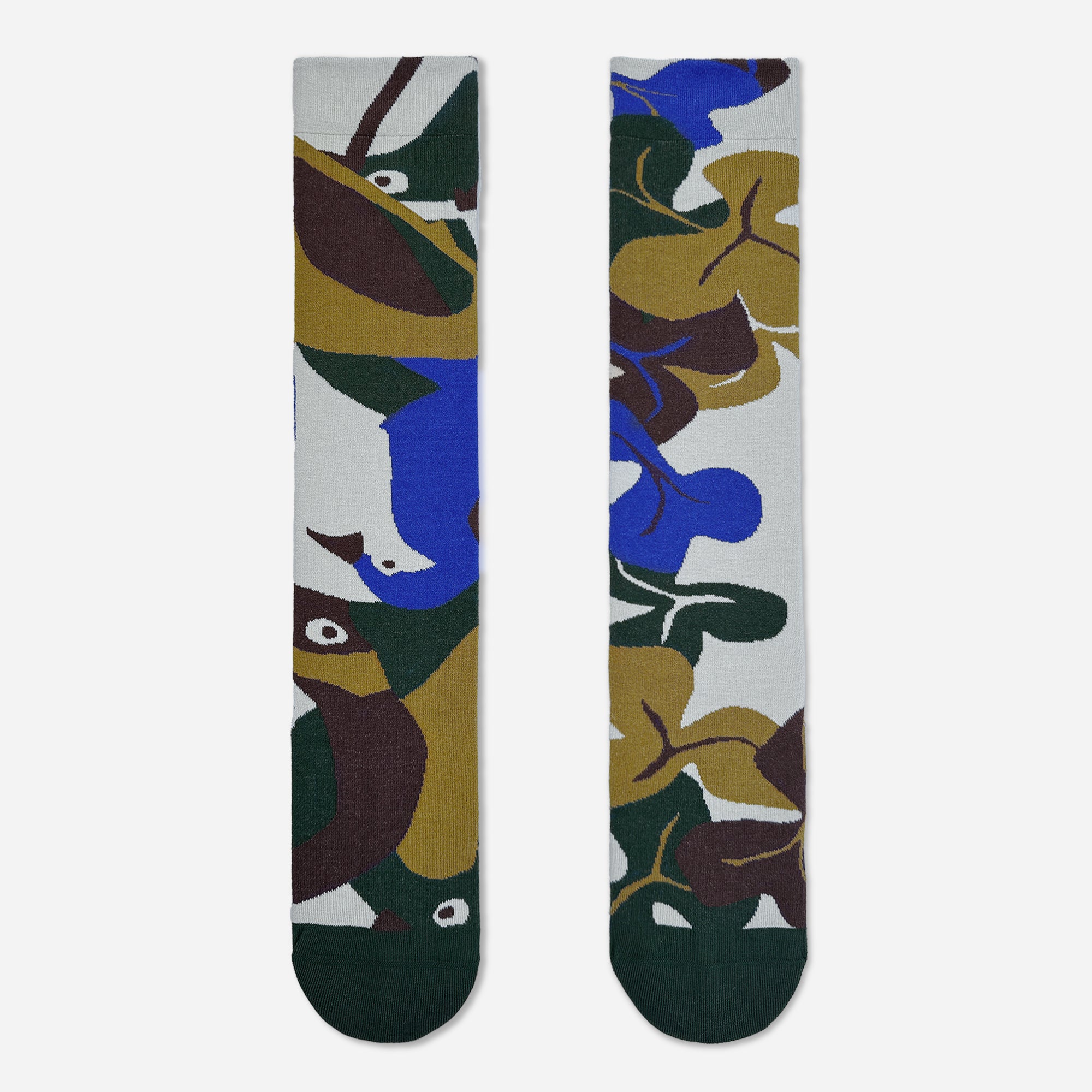 Calzini Spaiati Lunghi In Cotone Pine Beebird