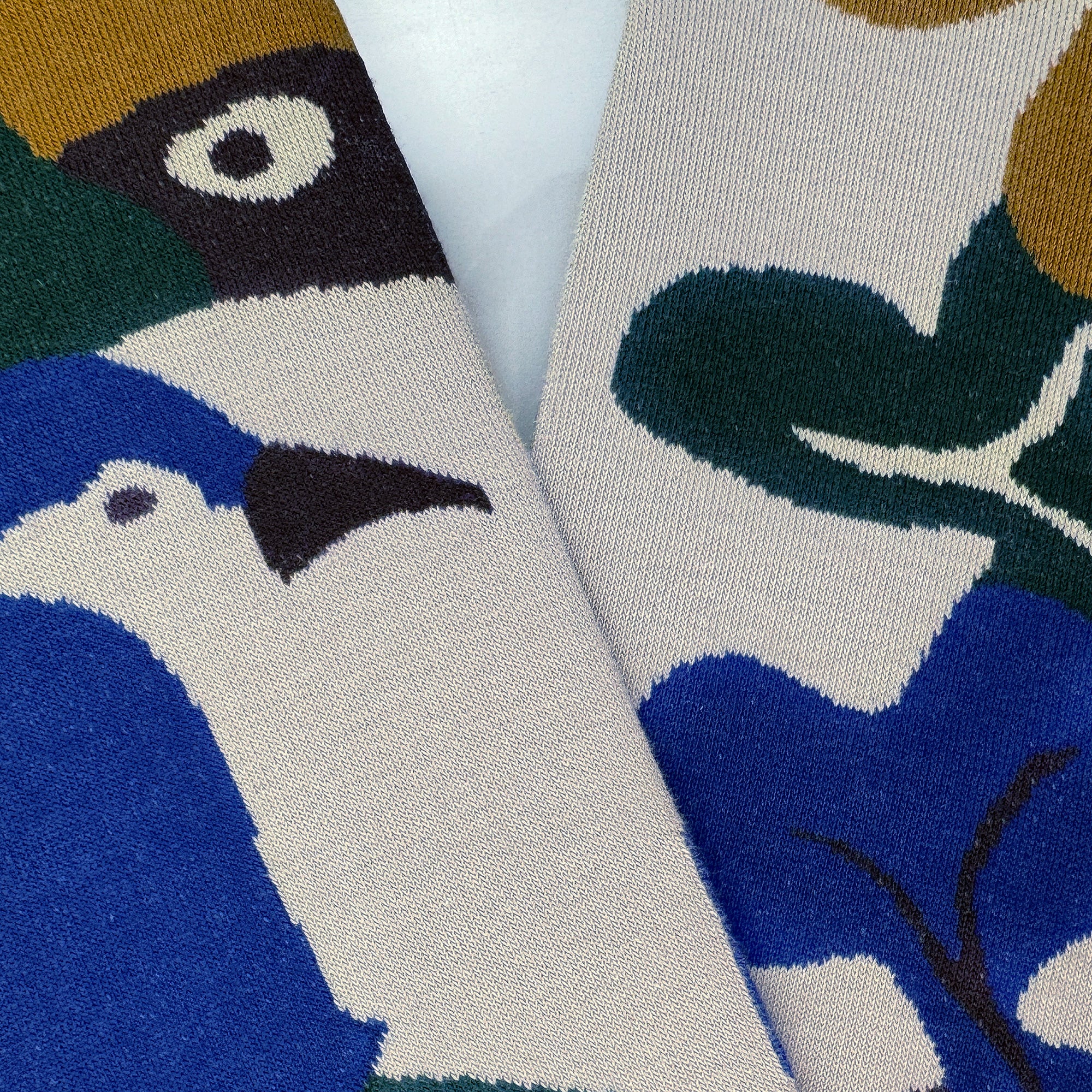 Calzini Spaiati Lunghi In Cotone Pine Beebird