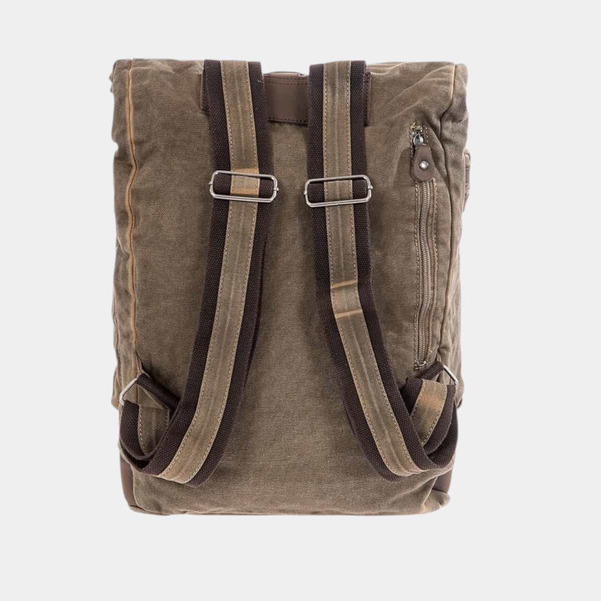 Zaino in Canvas Verde Militare - Cappelleria Bacca