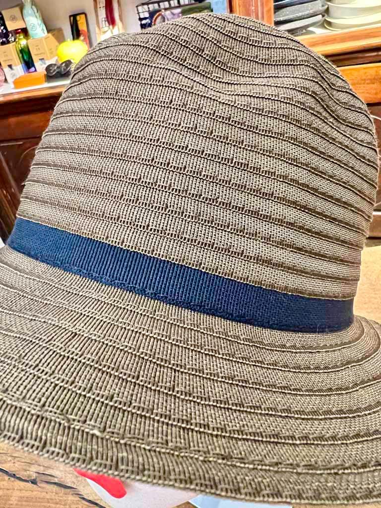 Cappello Grevi Marrone Trilby In Tessuto Arrotolabile - Cappelleria Bacca