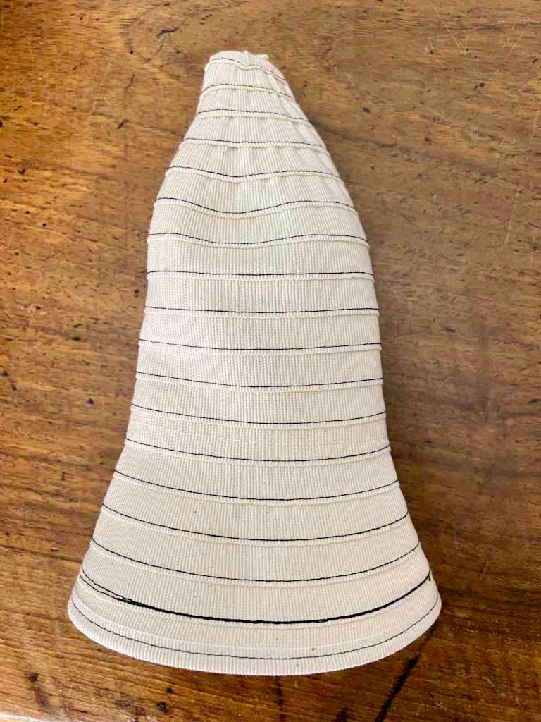 Cappello Bucket In Cotone Color Avorio  Arrotolabile